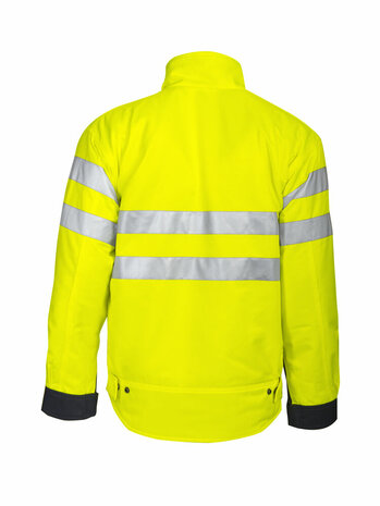 Projob 6407 signalisatie servicevest gevoerd Geel/Marine