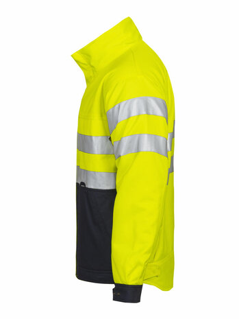 Projob 6407 signalisatie servicevest gevoerd Geel/Marine