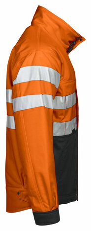 Projob 6407 signalisatie servicevest gevoerd Oranje/Zwart