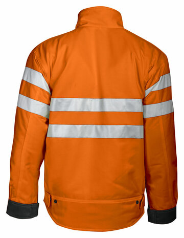 Projob 6407 signalisatie servicevest gevoerd Oranje/Zwart
