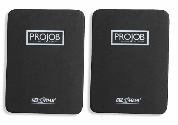 Projob 9030 ergonomische kniebeschermers 22 mm Zwart