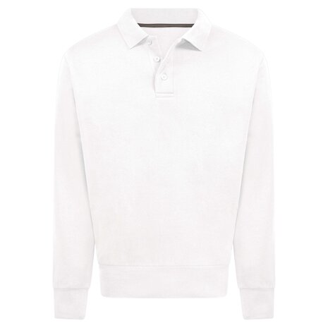 B2B Polosweater Finn White