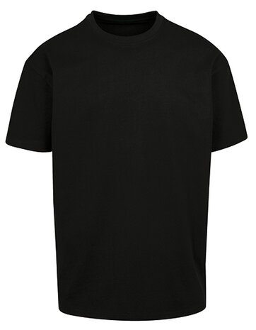 Build Your Brand Heavy Oversize Tee Black