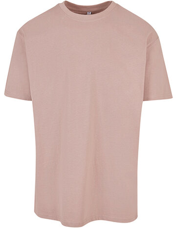 Build Your Brand Heavy Oversize Tee Dusk Rose