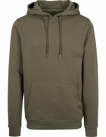 Build Your Brand Heavy Hoody Olive