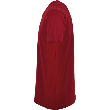 Build Your Brand T-Shirt Round Neck Burgundy