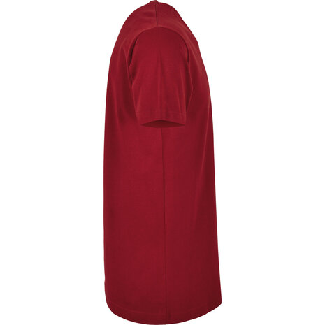 Build Your Brand T-Shirt Round Neck Burgundy