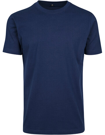 Build Your Brand T-Shirt Round Neck Light Navy