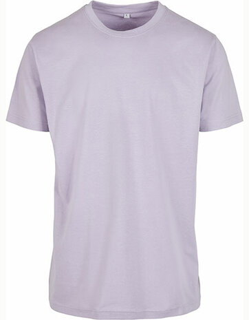 Build Your Brand T-Shirt Round Neck Lilac