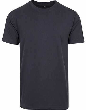 Build Your Brand T-Shirt Round Neck Navy