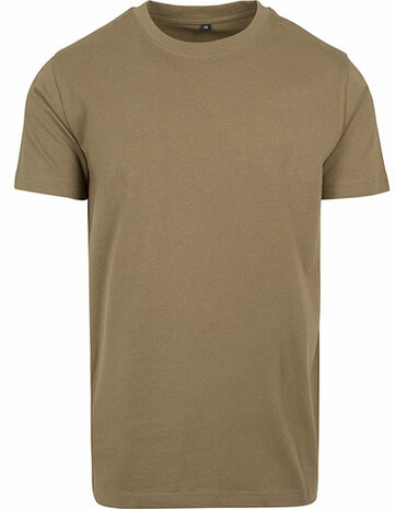 Build Your Brand T-Shirt Round Neck Olive