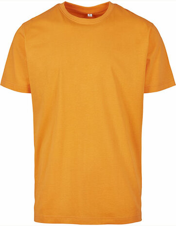 Build Your Brand T-Shirt Round Neck Paradise Orange