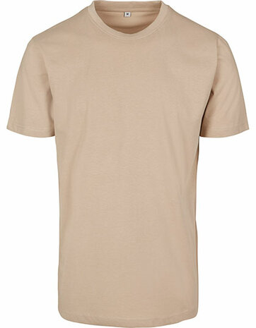 Build Your Brand T-Shirt Round Neck Sand 