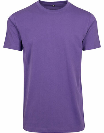 Build Your Brand T-Shirt Round Neck Ultraviolett