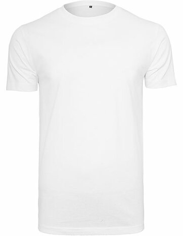 Build Your Brand T-Shirt Round Neck White