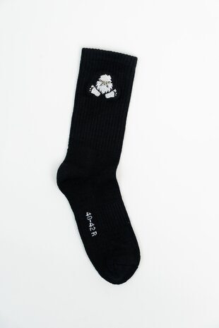 Yeren bamboesokken 5-pack Zwart