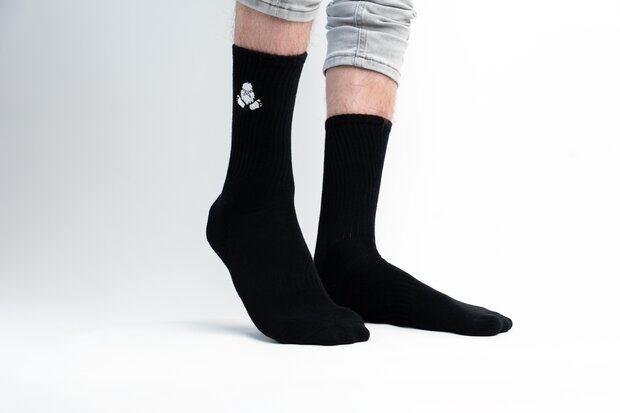 Yeren bamboesokken 5-pack Zwart