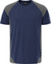 Fristads Heavy T-shirt 7046 Marineblauw/grijs 