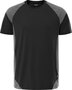 Fristads Heavy T-shirt 7046 Zwart/grijs 