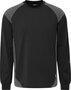 Fristads Heavy T-shirt lange mouw 7071 Zwart/grijs 