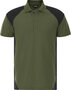 Fristads Heavy poloshirt 7047 Legergroen/zwart