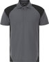 Fristads Heavy poloshirt 7047 Grijs/zwart 