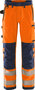 Fristads High vis green broek klasse 2 2645 Hi-vis oranje/marineblauw