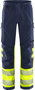 Fristads High vis green broek klasse 1 2647 Hi-vis geel/marineblauw