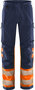 Fristads High vis green broek klasse 1 2647 Hi-vis oranje/marineblauw