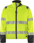 Fristads High vis green stretch jack klasse 3 4647 Hi-vis geel/zwart