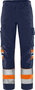 Fristads High vis green broek klasse 1 2649 Hi-vis oranje/marineblauw