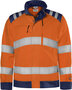 Fristads High vis green jack klasse 3 4067 Hi-vis oranje/marineblauw
