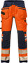 Fristads High vis werkbroek stretch klasse 2 2707 Hi-vis oranje/marineblauw