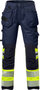 Fristads High vis werkbroek stretch klasse 1 2706 Hi-vis geel/marineblauw