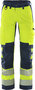 Fristads High vis werkbroek klasse 2 Flexforce Hi-vis geel/marineblauw