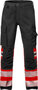 Fristads High vis broek stretch klasse 1 2705 Hi-vis rood/zwart