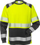 Fristads High vis T-shirt lange mouwen klasse 2 7457 Hi-vis geel/zwart