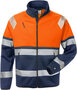 Fristads High vis sweatjack klasse 1 4517 Hi-vis oranje/marineblauw