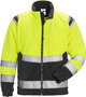 Fristads High vis fleecejack winddicht klasse 3 4041 Hi-vis geel/zwart
