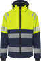 Fristads Hogezichtbaarheids stretch shelljack klasse 2 4690 Hi-vis geel/marineblauw