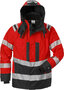 Fristads High vis airtech&reg; shelljack klasse 3 4515 Hi-vis rood/zwart