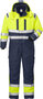 Fristads High vis airtech&reg; winteroverall klasse 3 8015 Hi-vis geel/marineblauw
