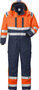 Fristads High vis airtech&reg; winteroverall klasse 3 8015 Hi-vis oranje/marineblauw