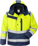 Fristads High vis winterjack klasse 3 4043 Hi-vis geel/marineblauw