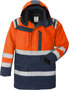 Fristads High vis winterparka klasse 3 4042 Hi-vis oranje/marineblauw