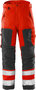 Fristads High vis winterbroek klasse 2 2034 Hi-vis rood/zwart