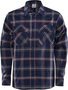 Fristads Flanellen overhemd 7421 Marineblauw