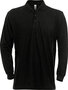 Fristads Heavy poloshirt met lange mouwen 1722 Zwart