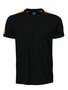 Projob 2019 T-shirt met fluo inzetstukken Zwart/Oranje