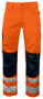 Projob 6532 signalisatiebroek met kniezakken Oranje/Zwart